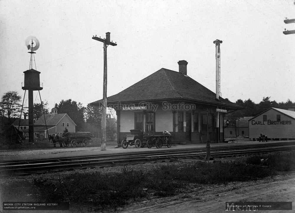 Postcard: South Waterboro Station